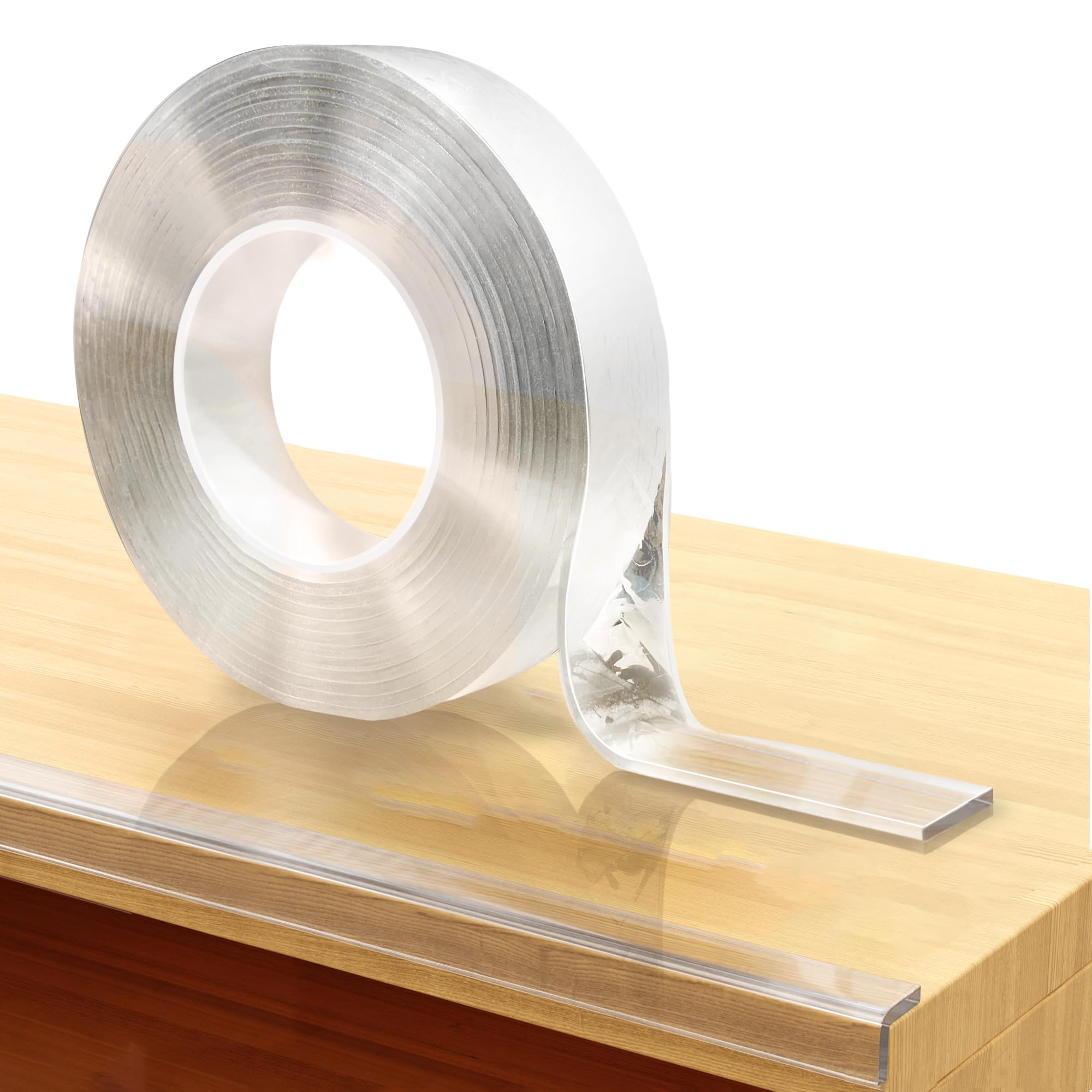 Clear 16ft Furniture Edge Guard for Child Proofing, Transparent, Thick and Soft