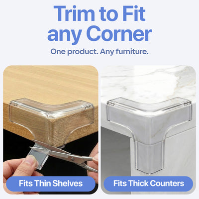 Clear 16ft Furniture Edge and 4 Corner Guards Set