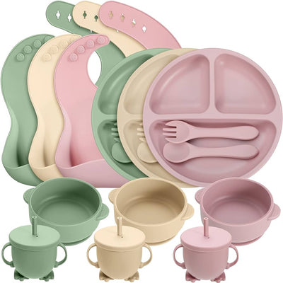 Adorable Baby's First Tableware Set - Cups and Dishes