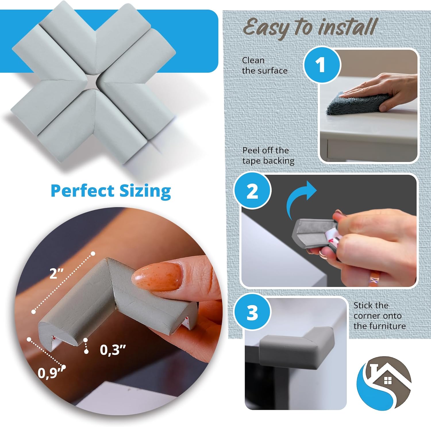 12-pack Corner Guards Foam Set